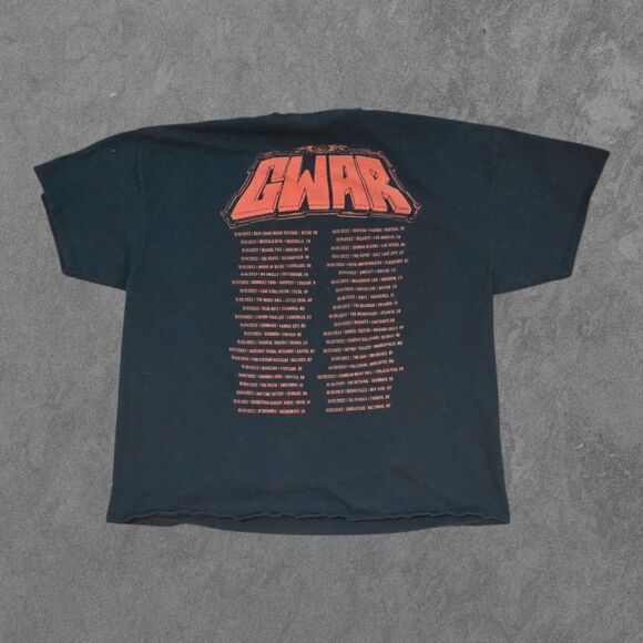 GWAR 2022 Tour Concert Shirt XXL Metal TEE Black Death Rager - Picture 2 of 7